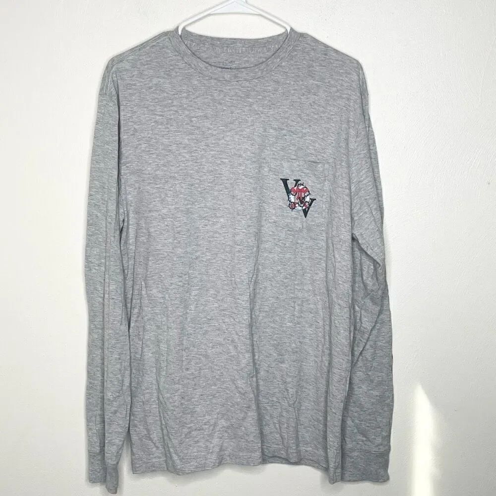 Vineyard Vines holiday Christmas long sleeve shirt - medium